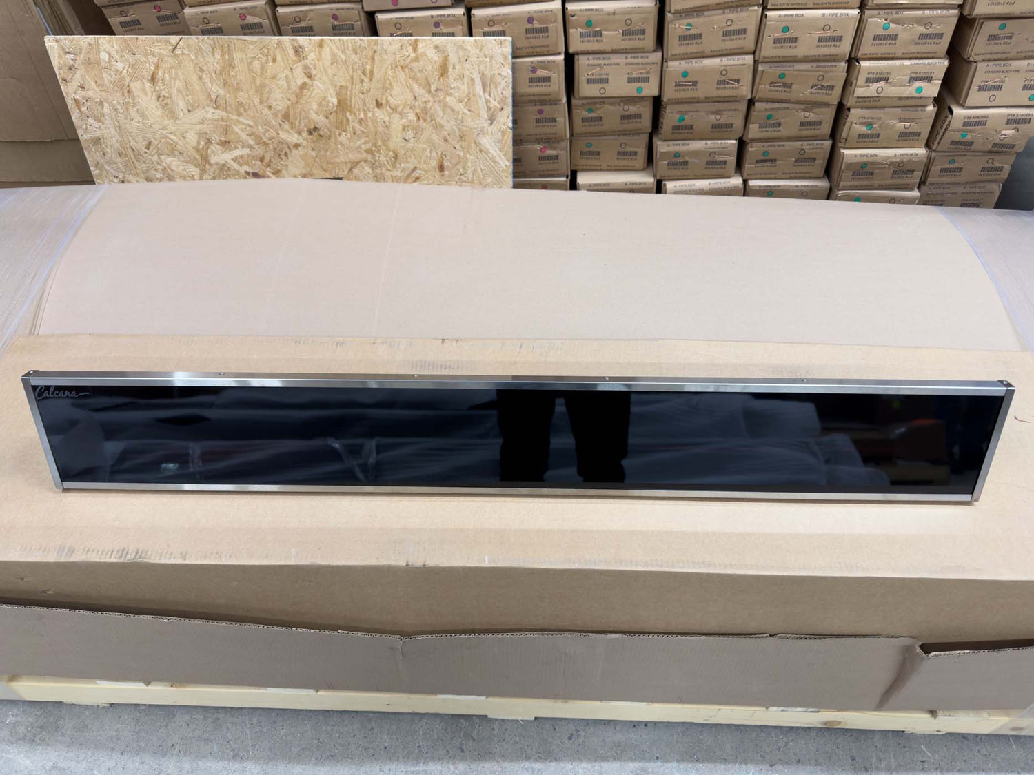 Electric infrared heater being developed in the workshop