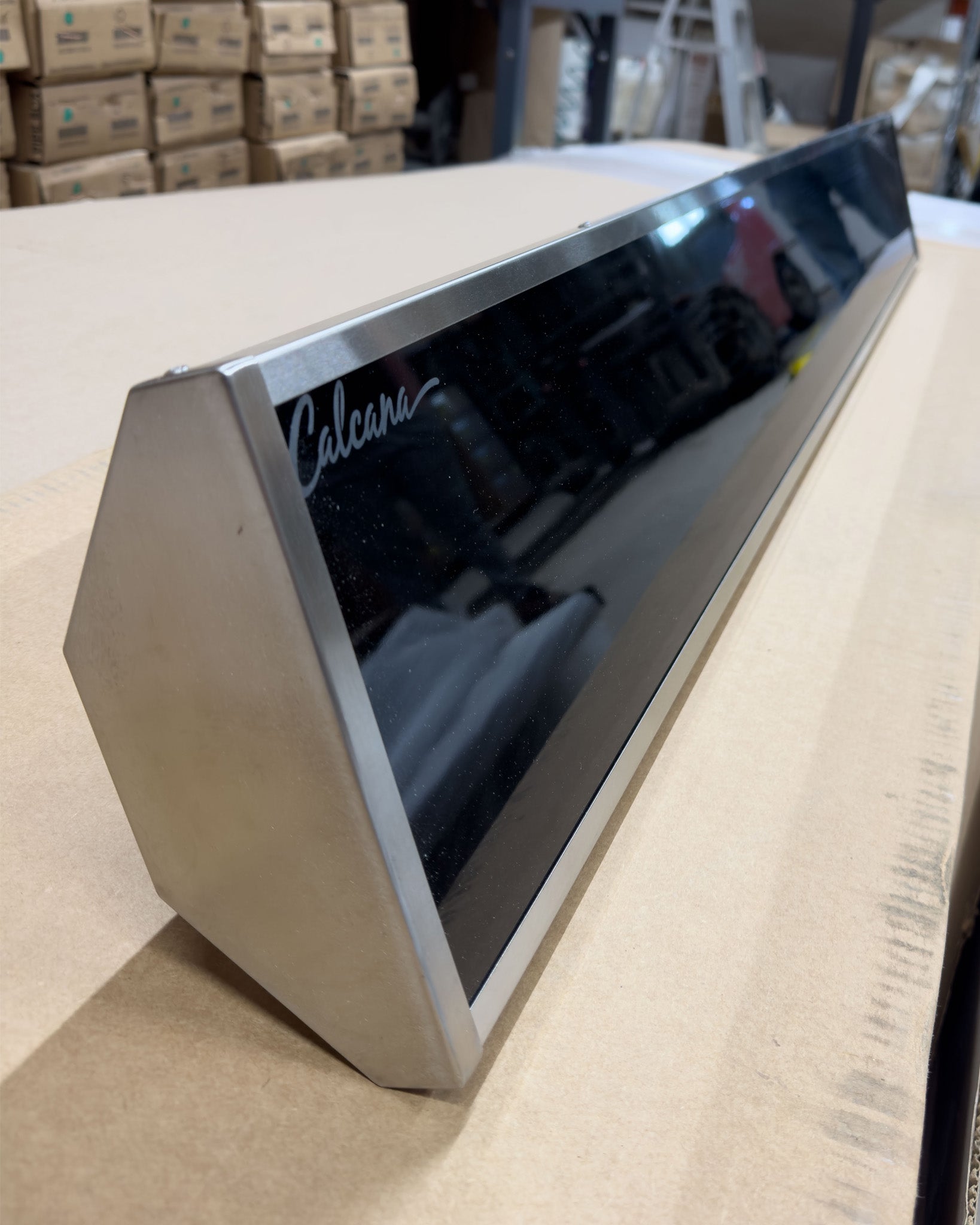 Electric Infrared Heater Prototype in Shop