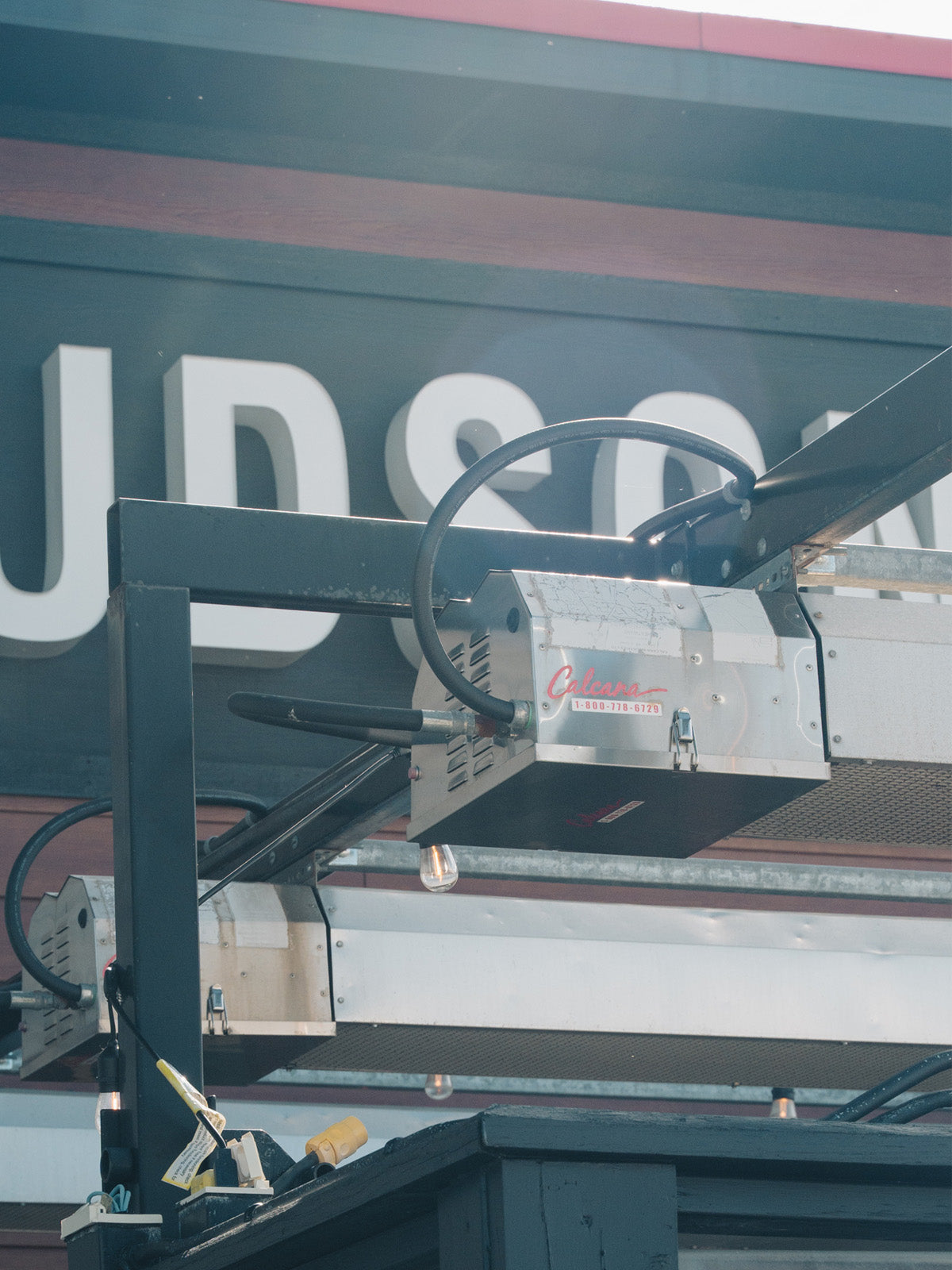 Infrared Patio Heater Burner Head Close Up