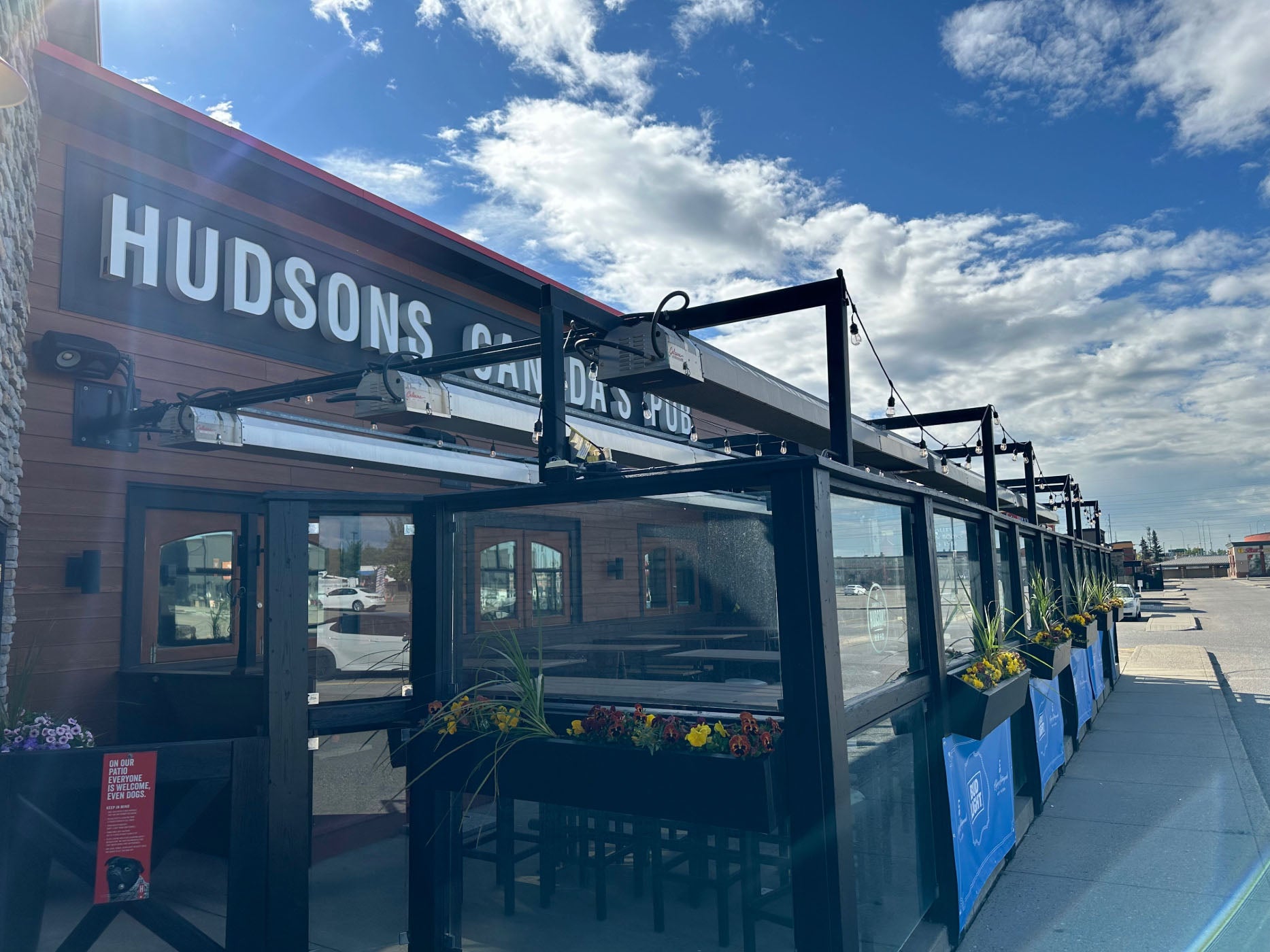 Infrared Patio Heaters at Canada Pub