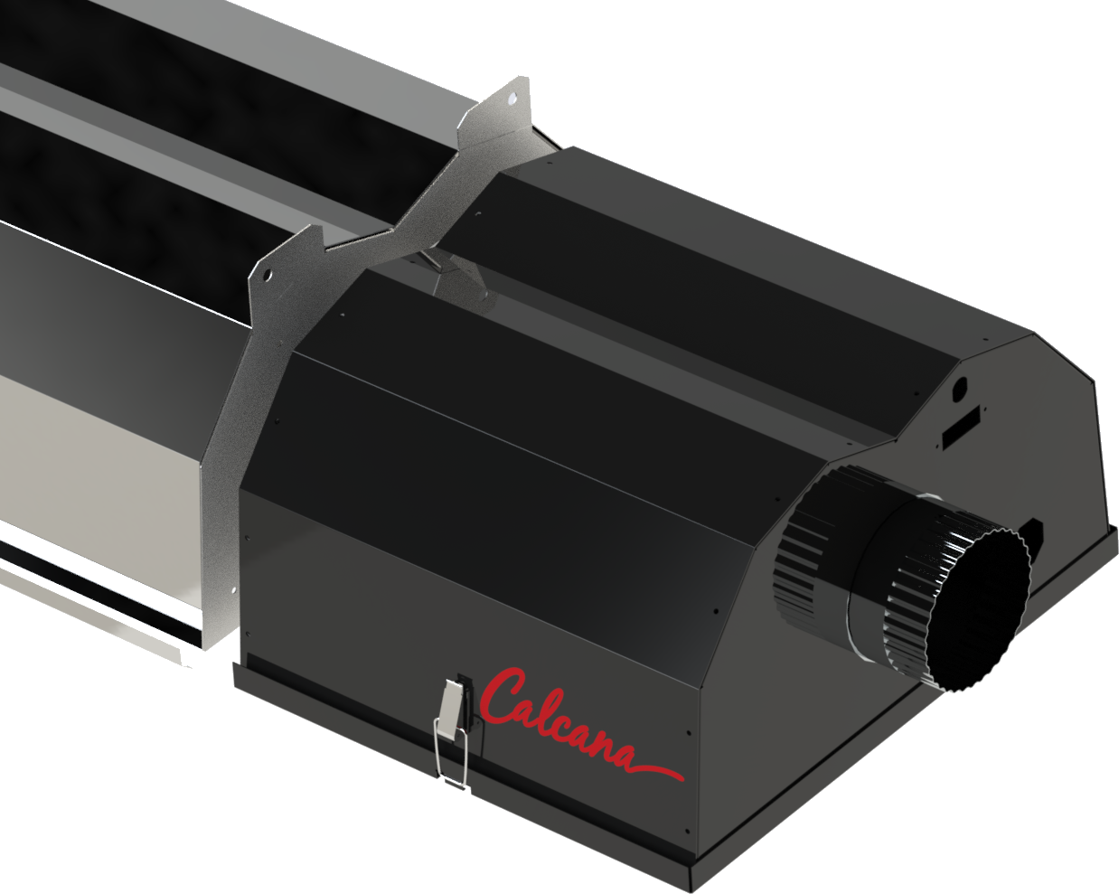 Infrared Garage Heater Rendering