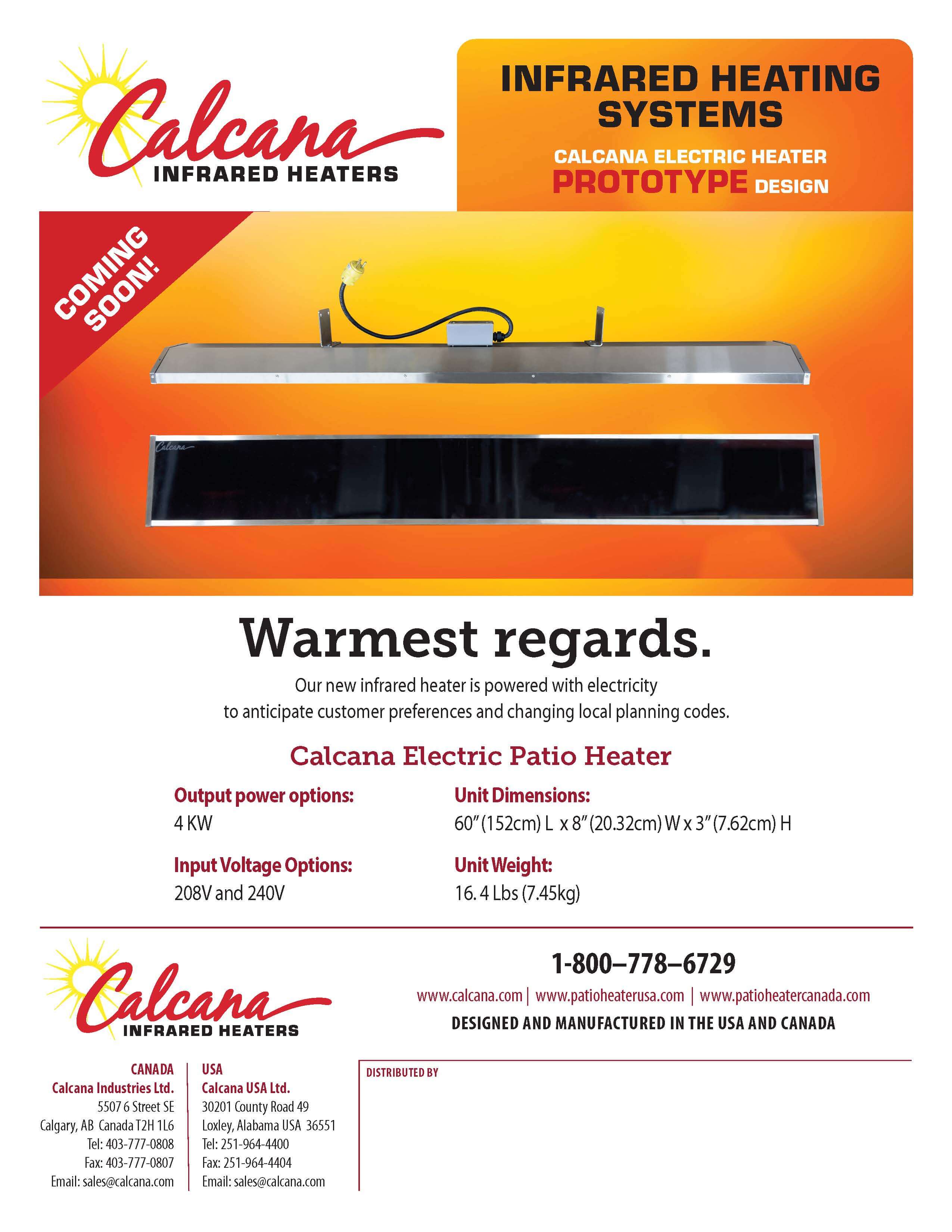Cover Image for Infrared Electric Heater Brochure