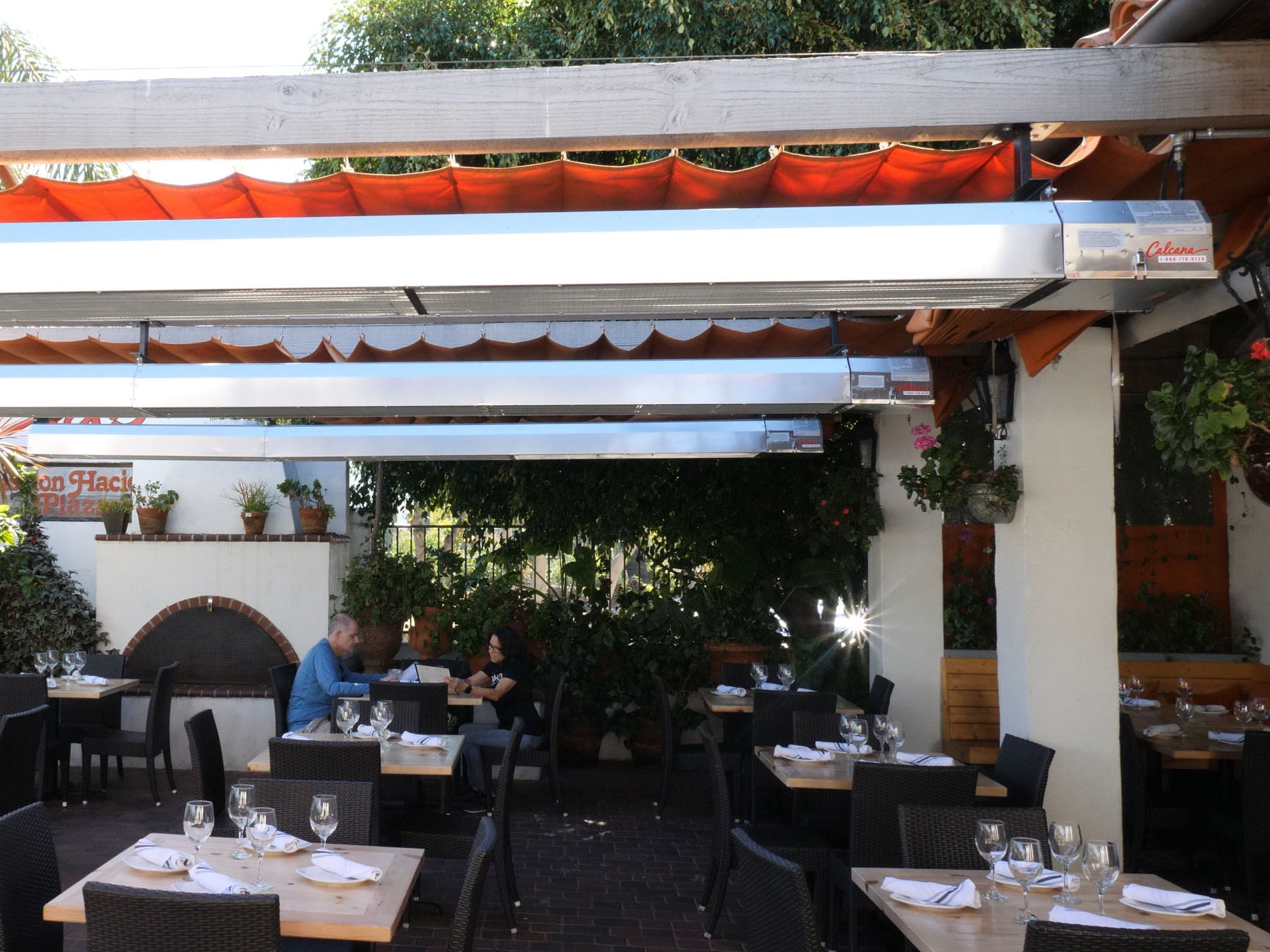 PH 50A Infrared Patio Heater at CIAO Pasta
