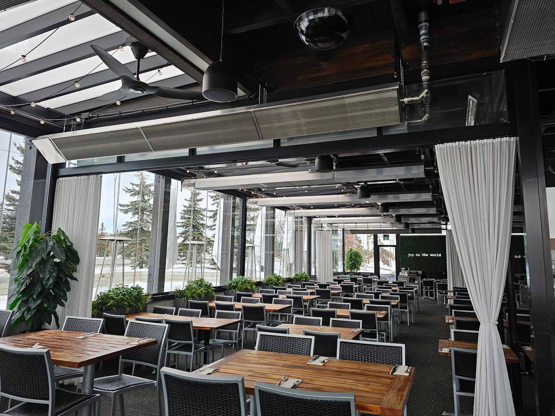 PH 50A Infrared Patio Heater at Cactus Club NE